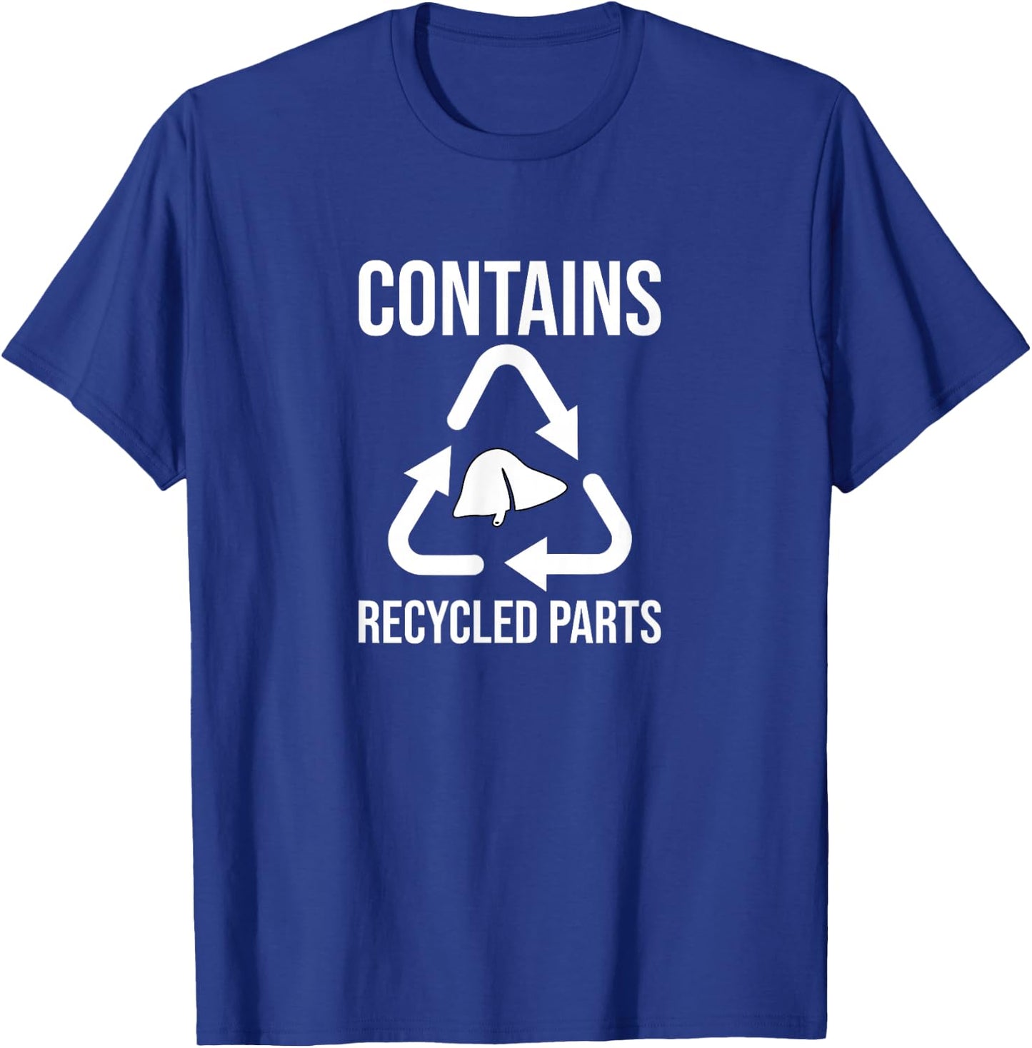 Contains Recycled Parts Organ Donor Liver Transplant T-Shirt - T-Shirt | Royal