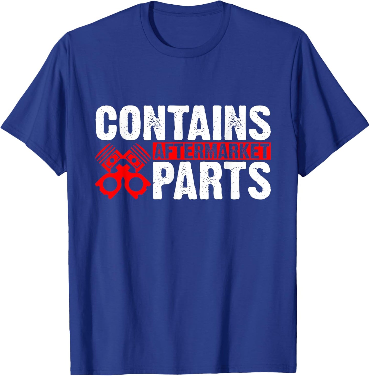 SOMMAS Open Heart Bypass Surgery Contains Aftermarket Parts T-Shirt - T-Shirt | Royal