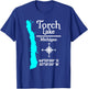 Torch Lake, Michigan T-Shirt - T-Shirt | Royal