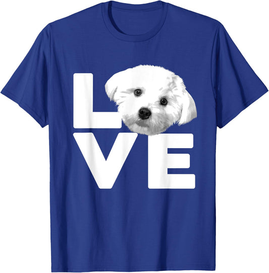 Funny Maltese Women Dog Lover Groomer Owner Puppy T-Shirt - T-Shirt | Royal