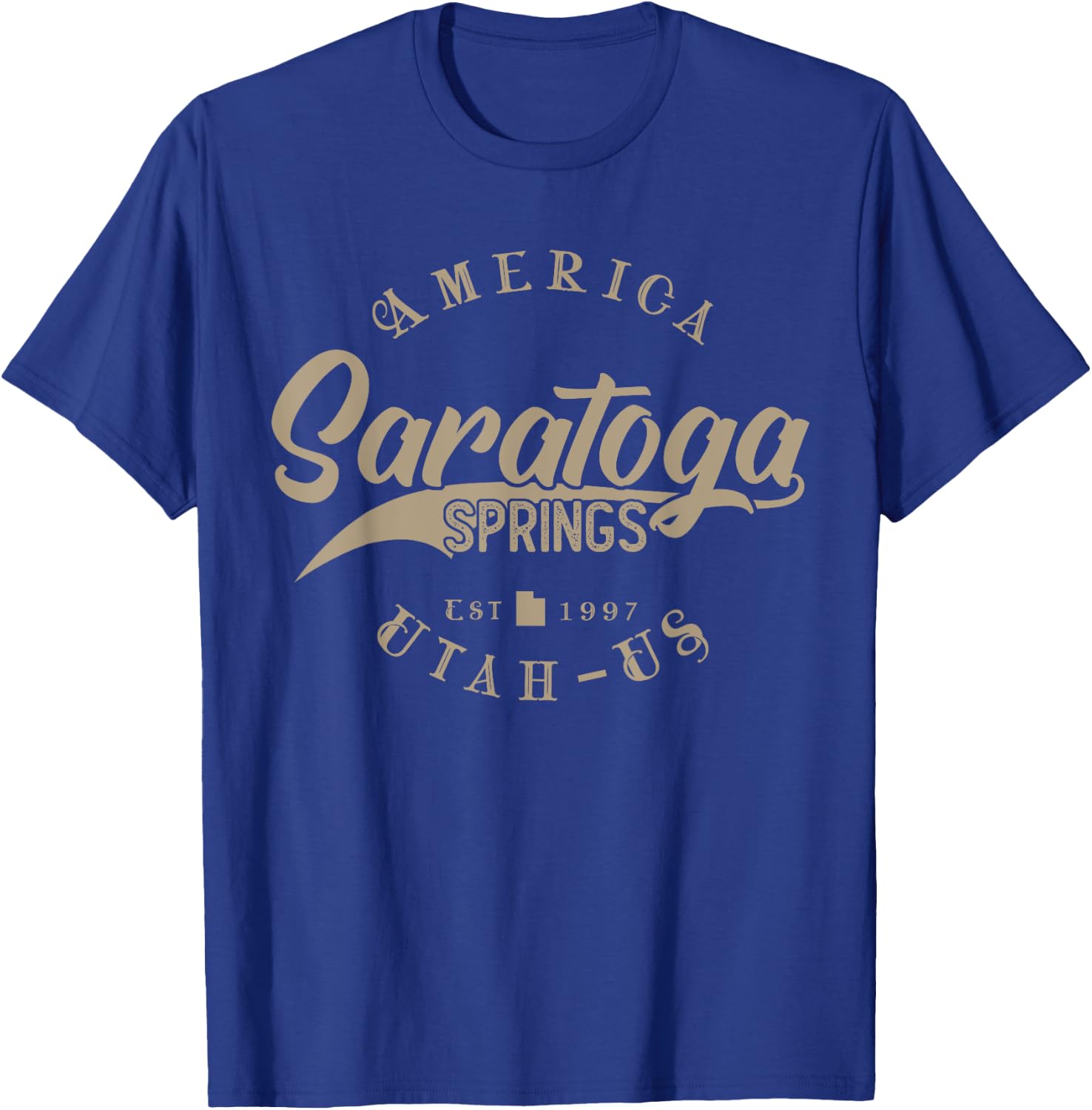 Saratoga Springs UT | Utah T-Shirt - T-Shirt | Royal