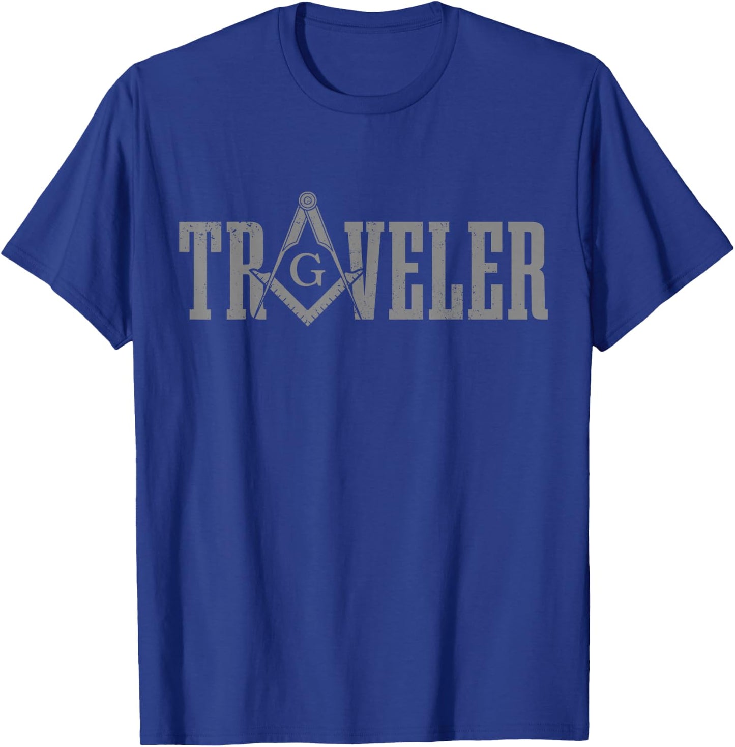 Mason Traveler Freemason T-Shirt - T-Shirt | Royal