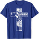 Never Underestimate A Nurse Do All Things Through Christ T-Shirt - T-Shirt | Royal