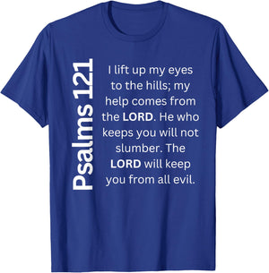 Psalms 121 My Help Comes From The LORD T-Shirt - T-Shirt | Royal