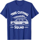 Christmas Tree Cutting Squad Retro T-Shirt - T-Shirt | Royal