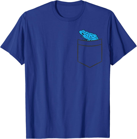 Poison Dart Frog In A Pocket T-Shirt - T-Shirt | Royal