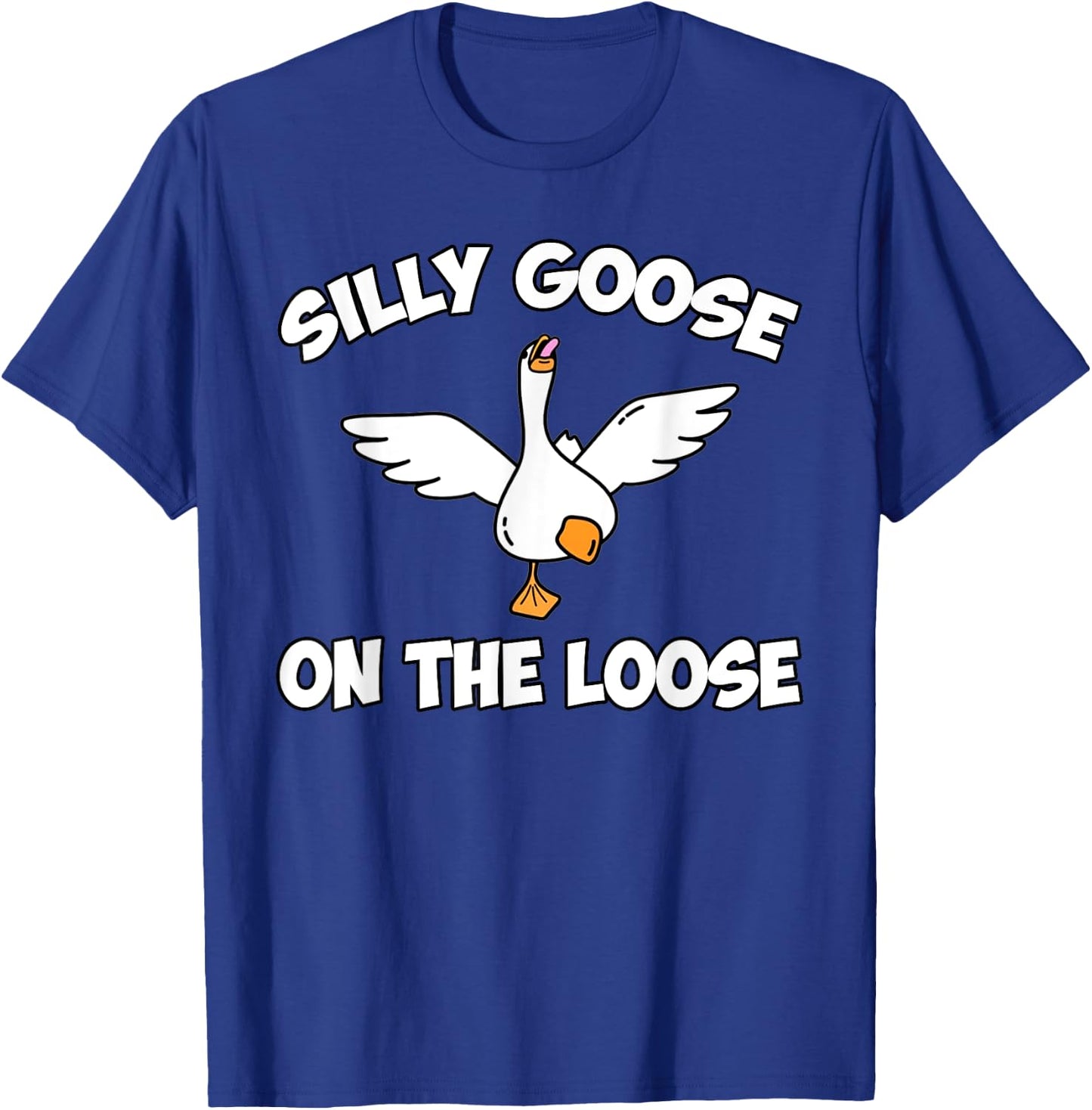 Silly Goose Shirts, Funny Shirts , Graphic Men T-Shirt - T-Shirt | Royal