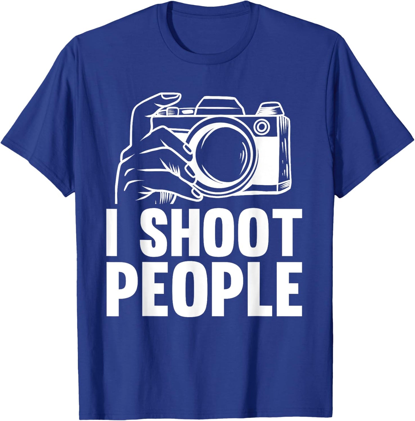 Funny Photographer Art Men Women Camera Photography Lover T-Shirt - T-Shirt | Royal