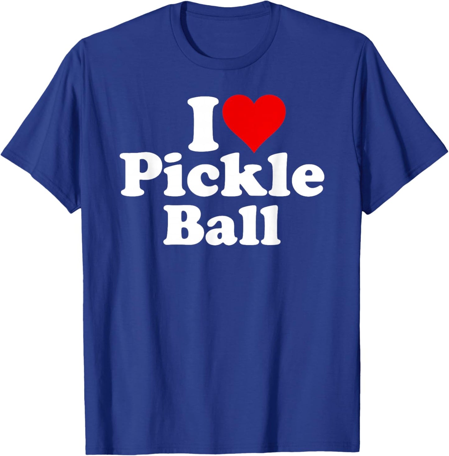 I Love Heart Pickle Ball Pickleball T-Shirt - T-Shirt | Royal