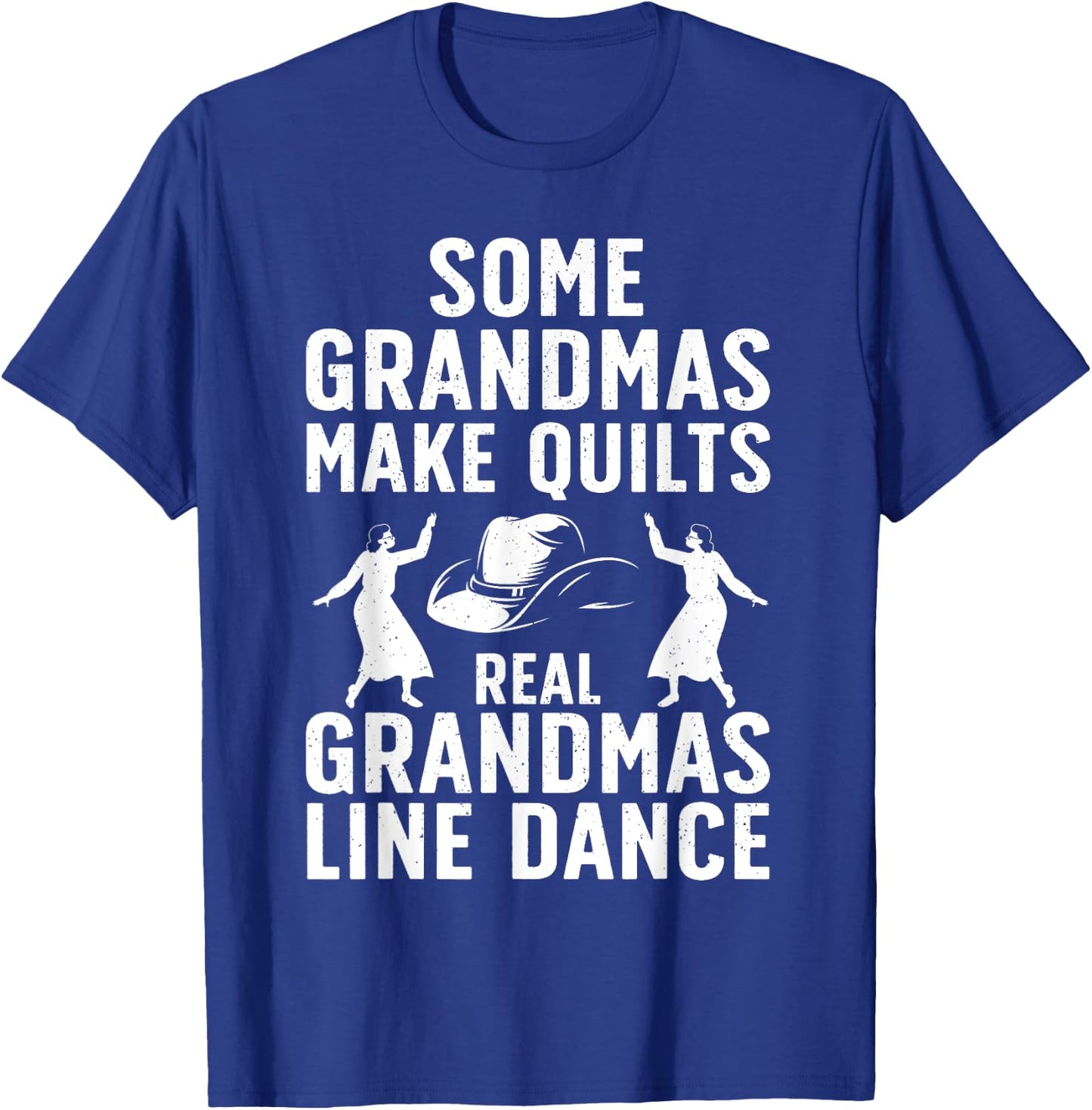 Cool Line Dancing Art Grandma Line Dancer Dancing T-Shirt - T-Shirt | Royal
