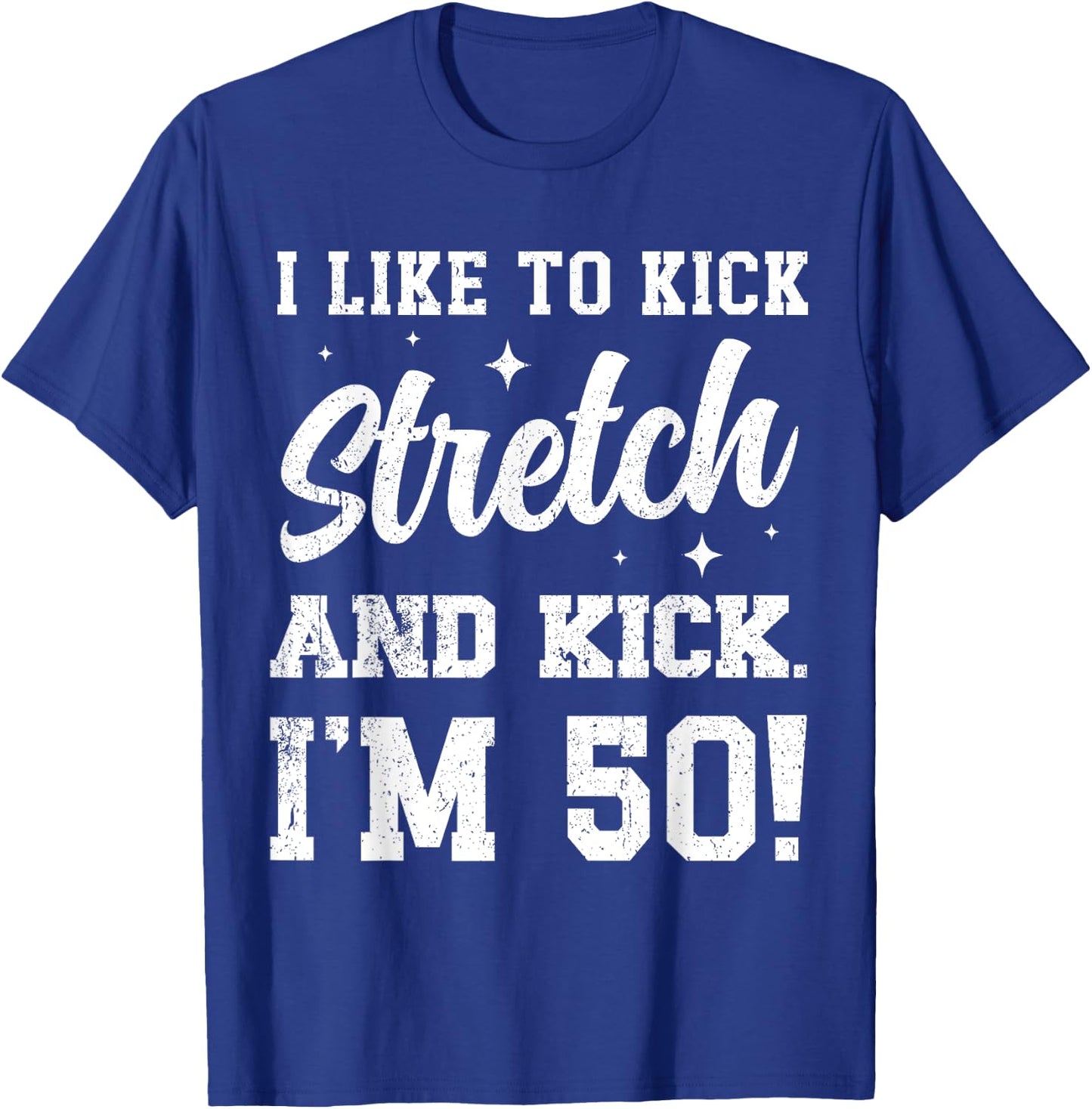 1974 Birthday - I'm 50 Years Old -Adults Black Cotton 80% Polyester 20% Modern Sports Classic Birthday T-Shirt - T-Shirt | Royal