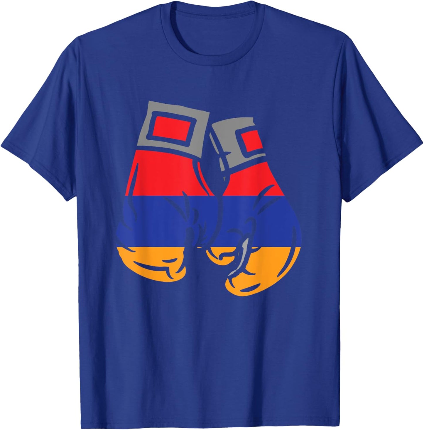 Boxing Glove With The Flag Of Armenia T-Shirt - T-Shirt | Royal