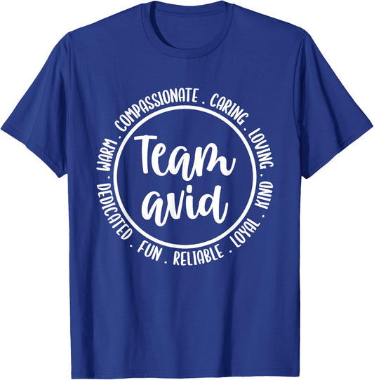 Avid Teaching Accessories Essentials Program AVID Teacher T-Shirt - T-Shirt | Royal