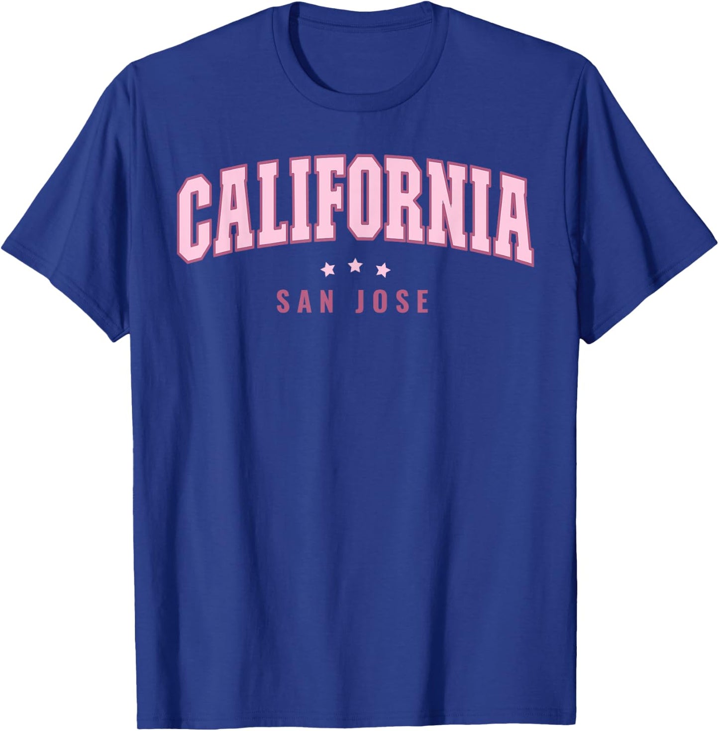 San Jose California Preppy T-Shirt - T-Shirt | Royal