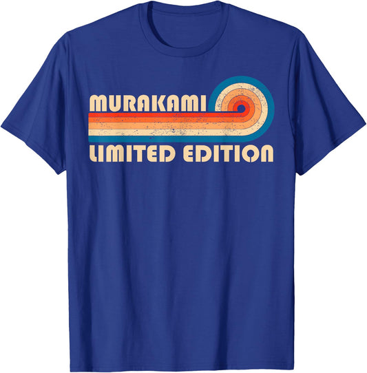 MURAKAMI Surname Retro Vintage 80s 90s Birthday Reunion T-Shirt - T-Shirt | Royal
