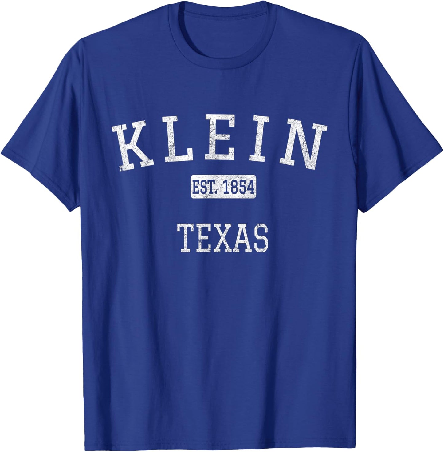 Klein Texas TX Vintage T-Shirt - T-Shirt | Royal