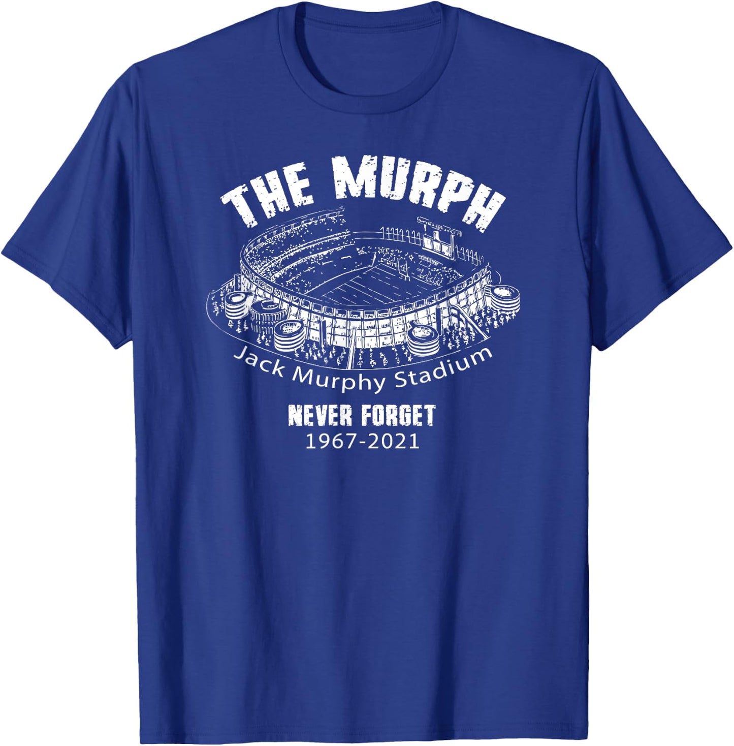 The Murph Jack Murphy Stadium San Diego Baseball Football T-Shirt - T-Shirt | Royal