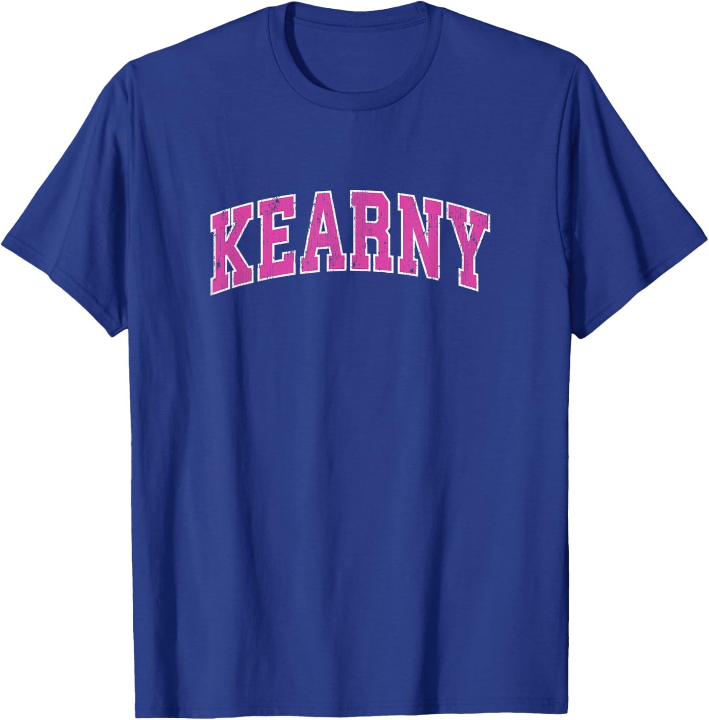 Kearny New Jersey NJ Vintage Sports Design Pink Design T-Shirt - T-Shirt | Royal