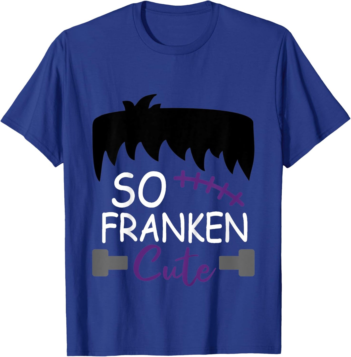 Kids So Franken Cute Toddler Boy Halloween Costume Scary Funny T-Shirt - T-Shirt | Royal