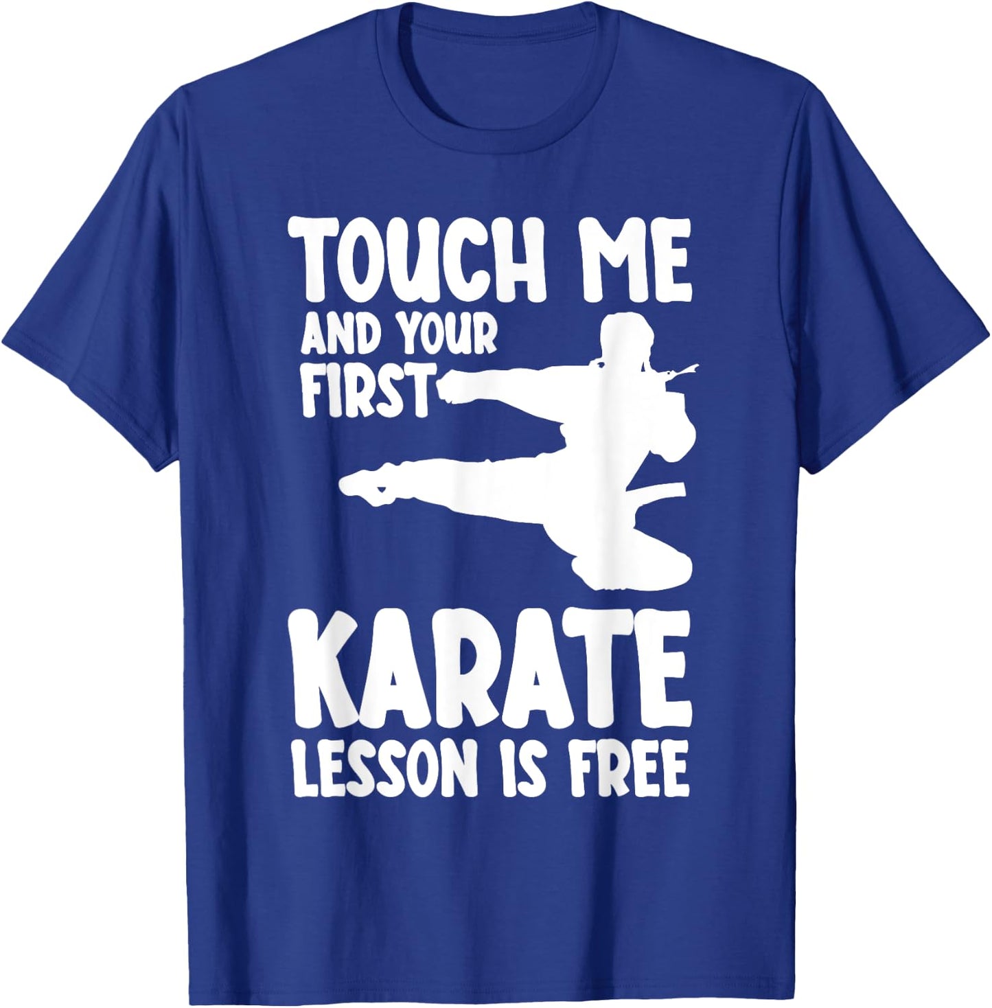 Karate Lesson Karateka Martial Arts Teacher Instructor T-Shirt - T-Shirt | Royal