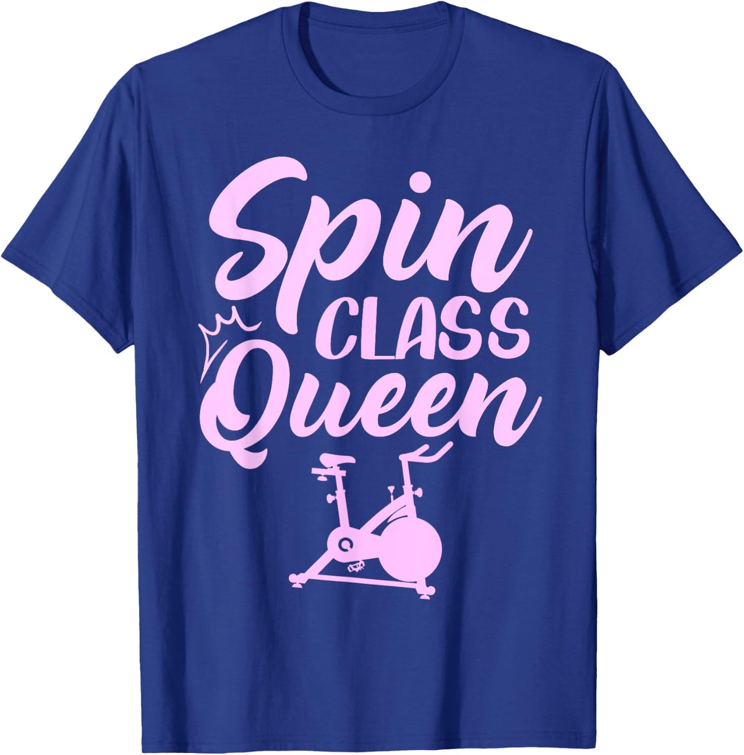Spinning Class Spin Class Queen Spin T-Shirt - T-Shirt | Royal