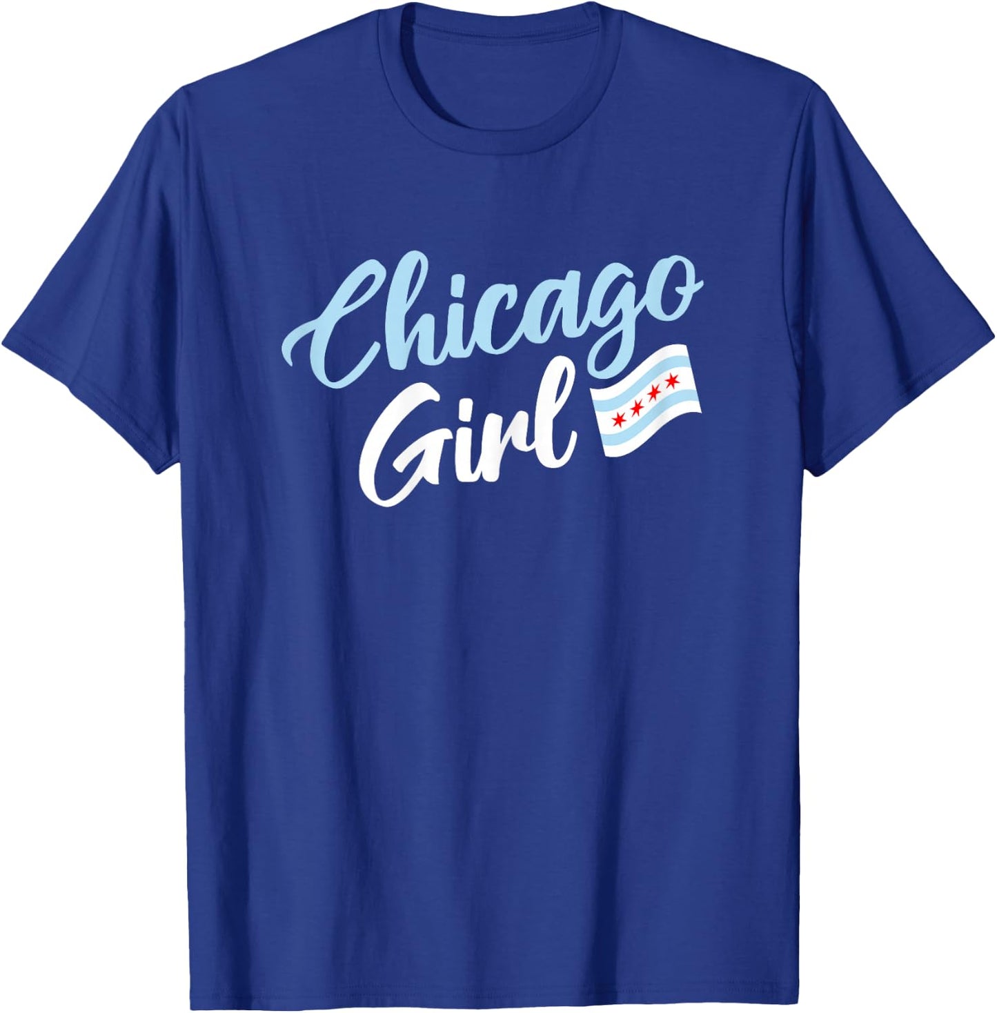 Kids Chicago Girl T-Shirt - T-Shirt | Royal