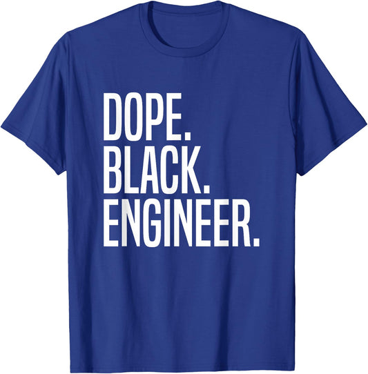 Dope Black Engineer T-Shirt - T-Shirt | Royal
