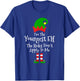 I'm The Youngest ELF The Rules Don't Apply To Me Men Women T-Shirt - T-Shirt | Royal