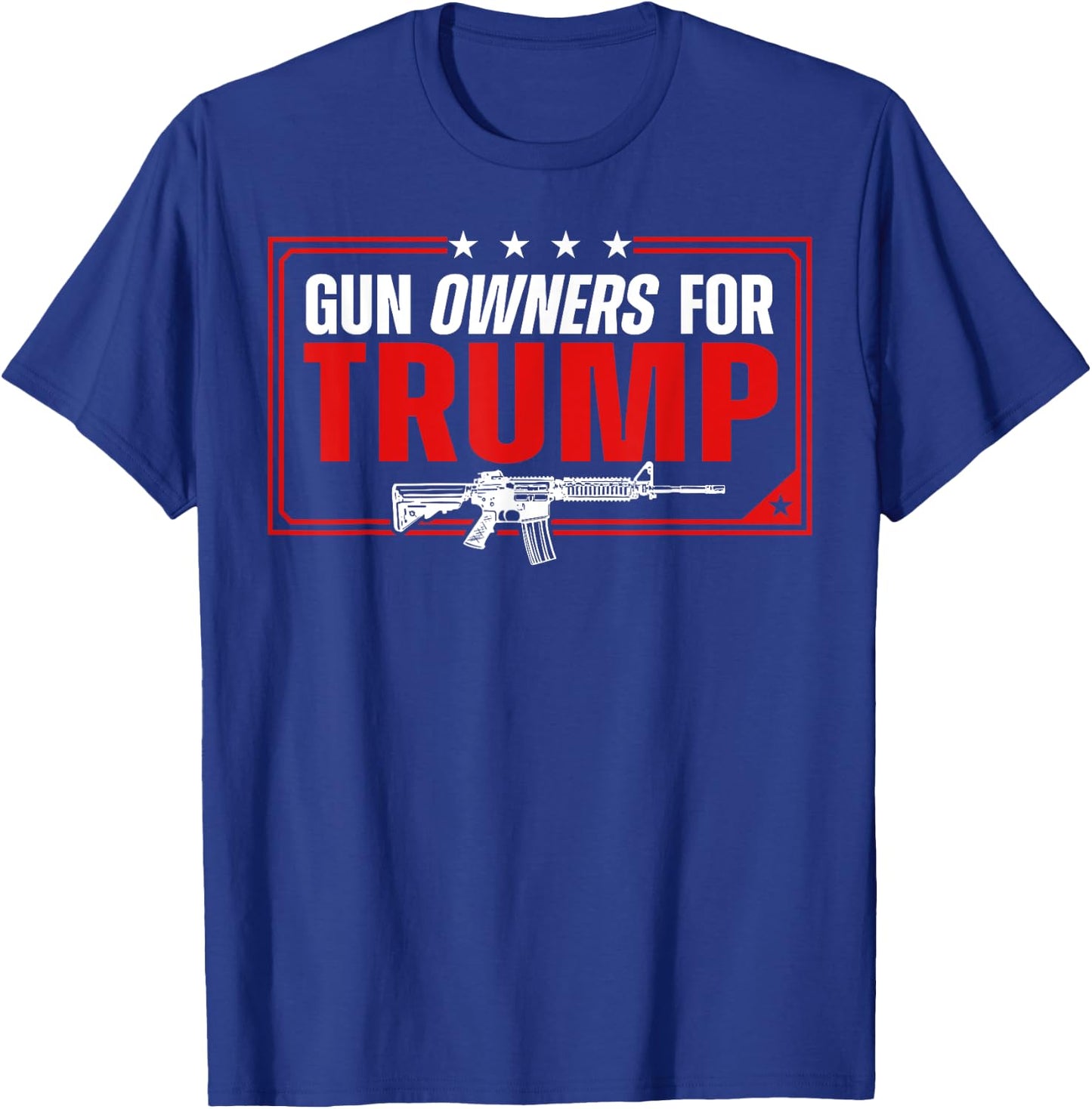 Gun Owners For Trump T-Shirt - T-Shirt | Royal