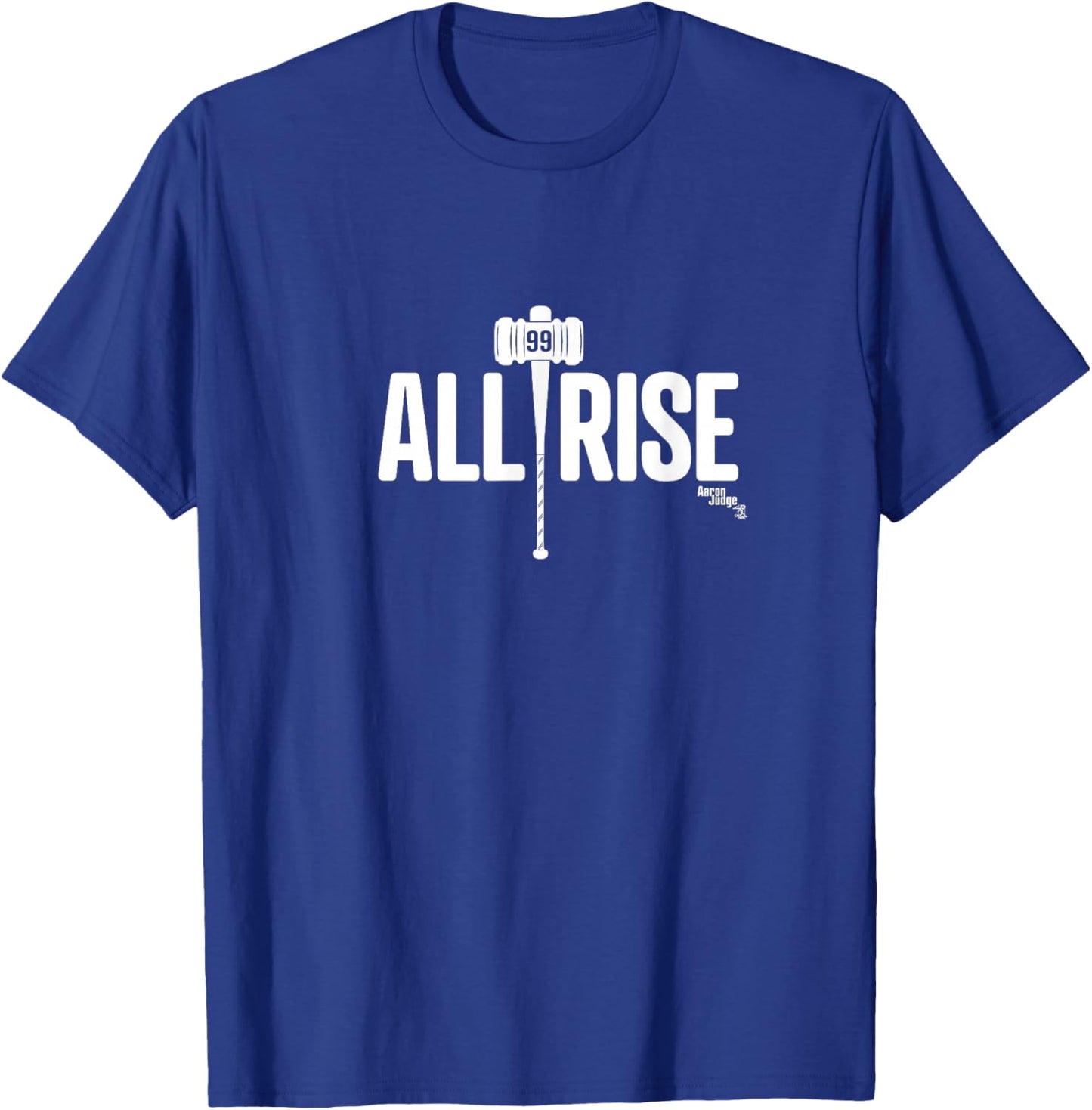 Aaron Judge - All Rise - New York Baseball T-Shirt - T-Shirt | Royal