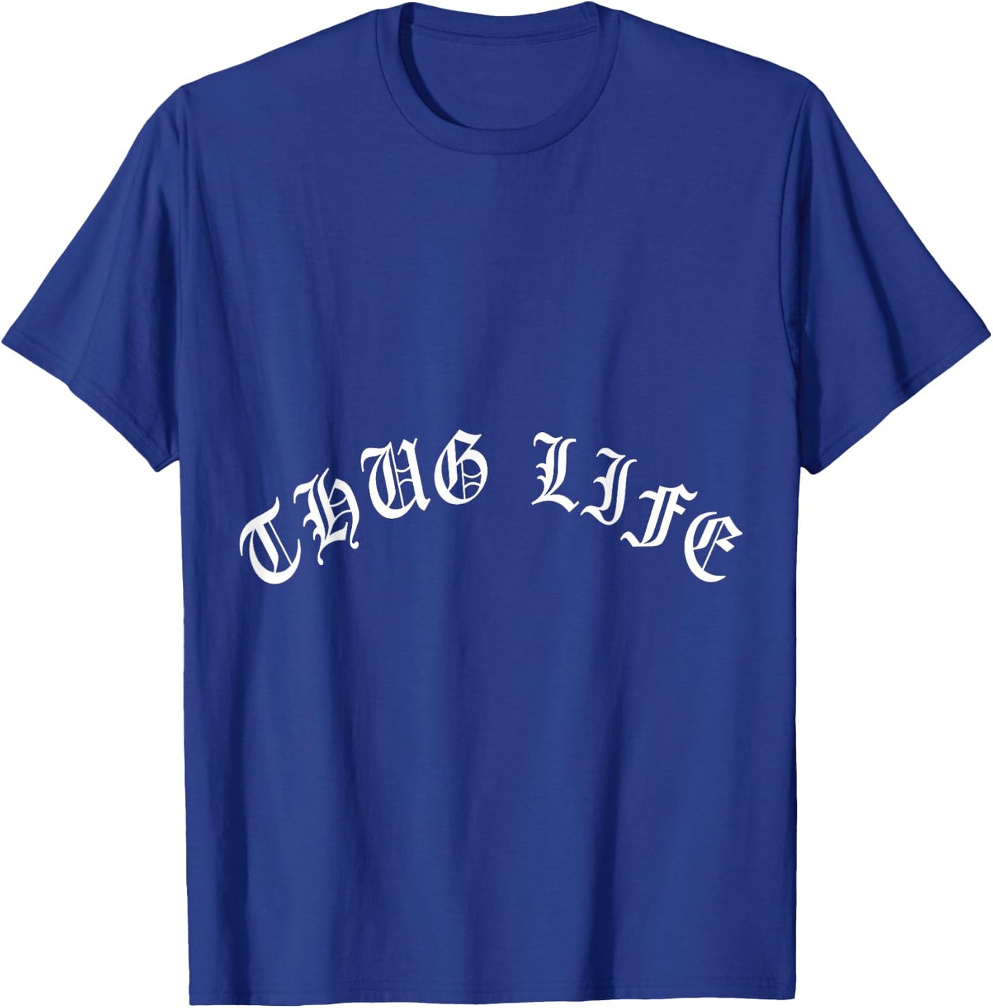 The Five and Dime 510 Oakland Thug-Life - Women's Black Short Sleeve Classic Fit - Rap-Music Themed - Size Small T-Shirt - T-Shirt | Royal