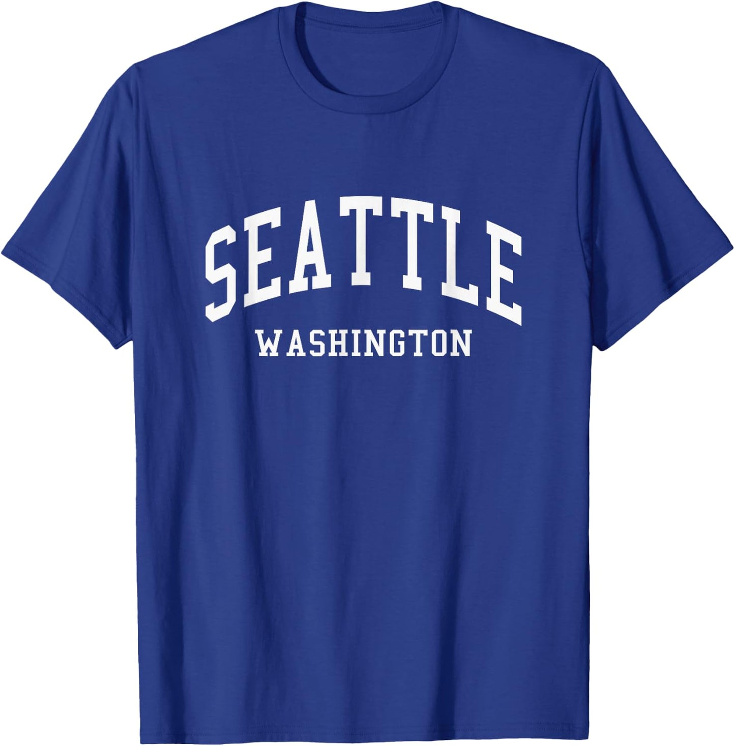 Seattle - Washington - Throwback Design - Classic T-Shirt - T-Shirt | Royal