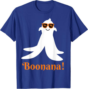 Boonana Boo-Nana Funny Halloween Costume Ghost Banana Puns T-Shirt - T-Shirt | Royal