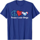 Peace Love Bingo Lucky Bingo Lover Gambling Game Player T-Shirt - T-Shirt | Royal