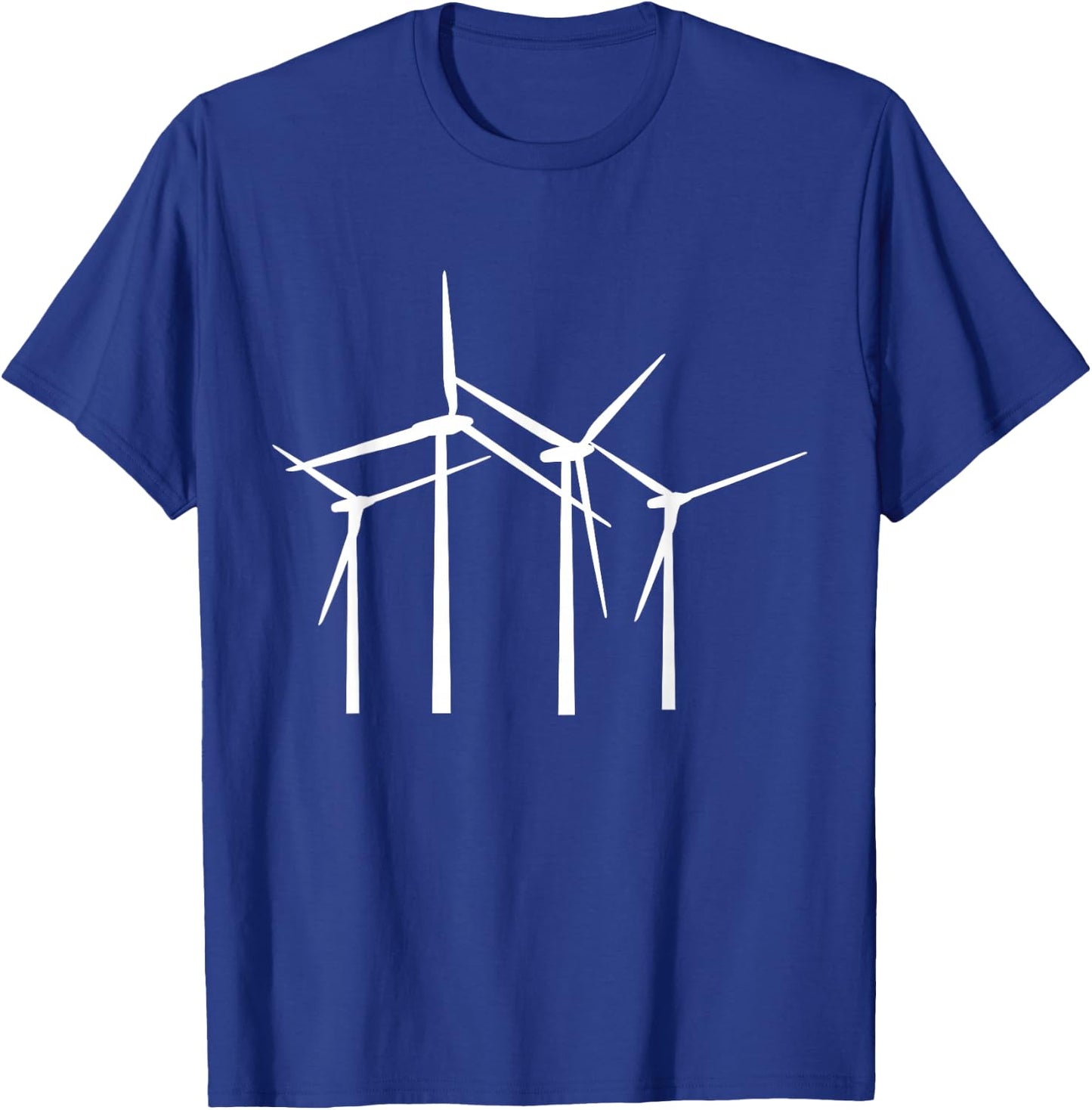 Wind Turbine Wind Energy Wind Turbine T-Shirt - T-Shirt | Royal
