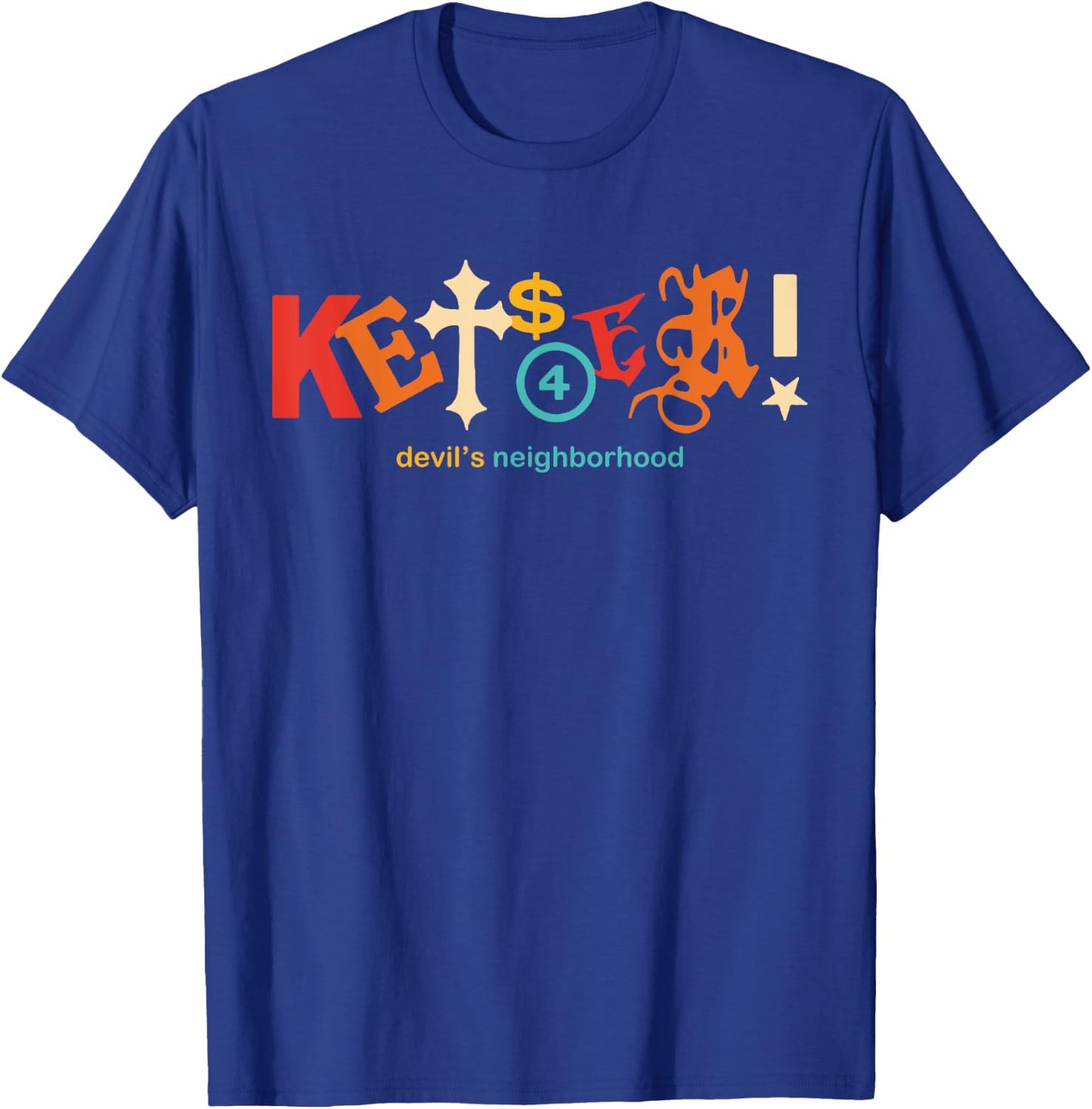 Kets4Eki Devils Neighborhood Vintage Apparel T-Shirt - T-Shirt | Royal