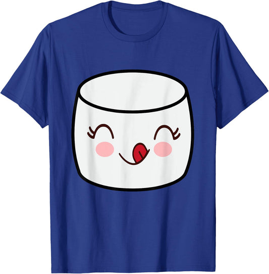 Kids Marshmallow funny fluffy fancy candy dress costume T-Shirt - T-Shirt | Royal