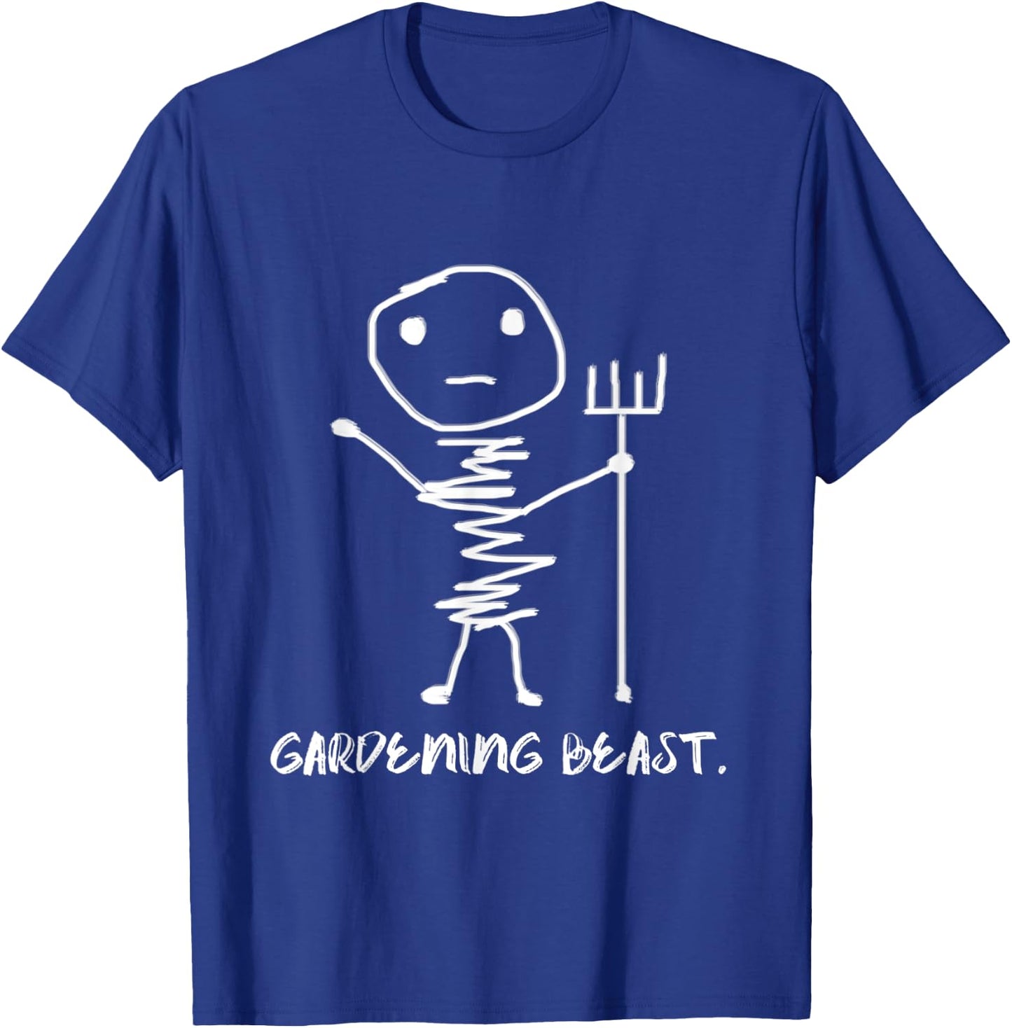 Garden Beast Gardener Gardening Nursery Plants Gift T-Shirt - T-Shirt | Royal