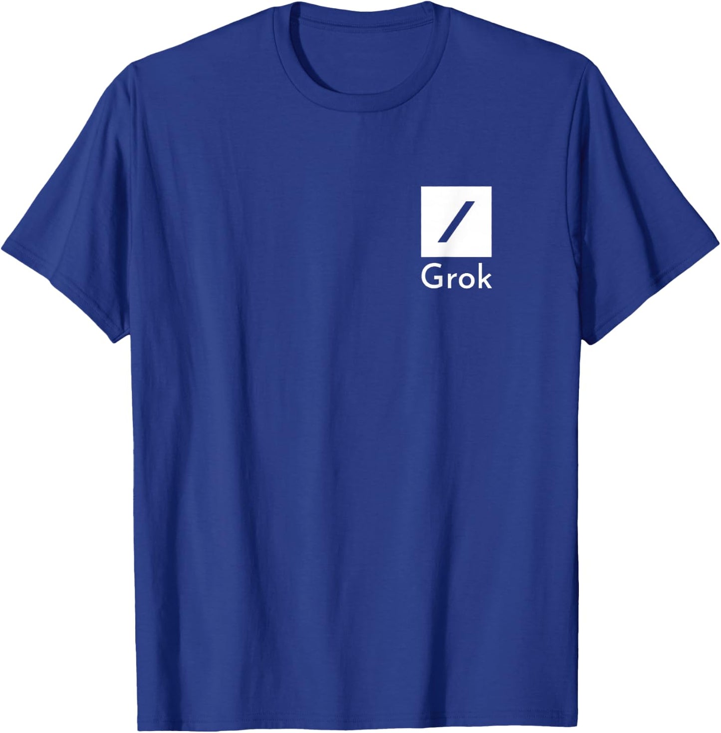 (TWO SIDED) Grok AI - Funny Artificial Intelligence Platform T-Shirt - T-Shirt | Royal