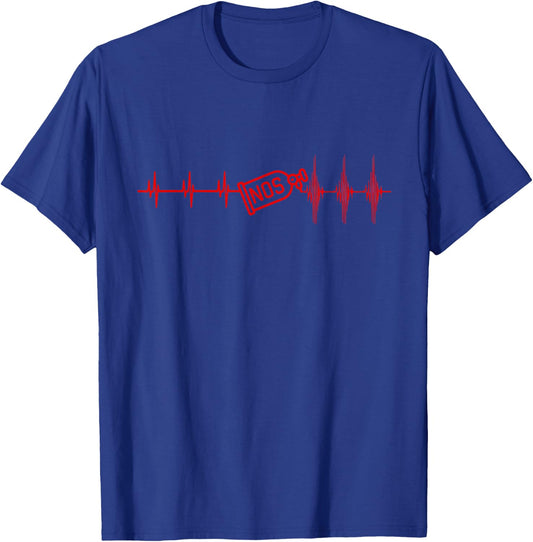 Funny My Heartrate Before and After Nitrous Oxide NOS T-Shirt - T-Shirt | Royal