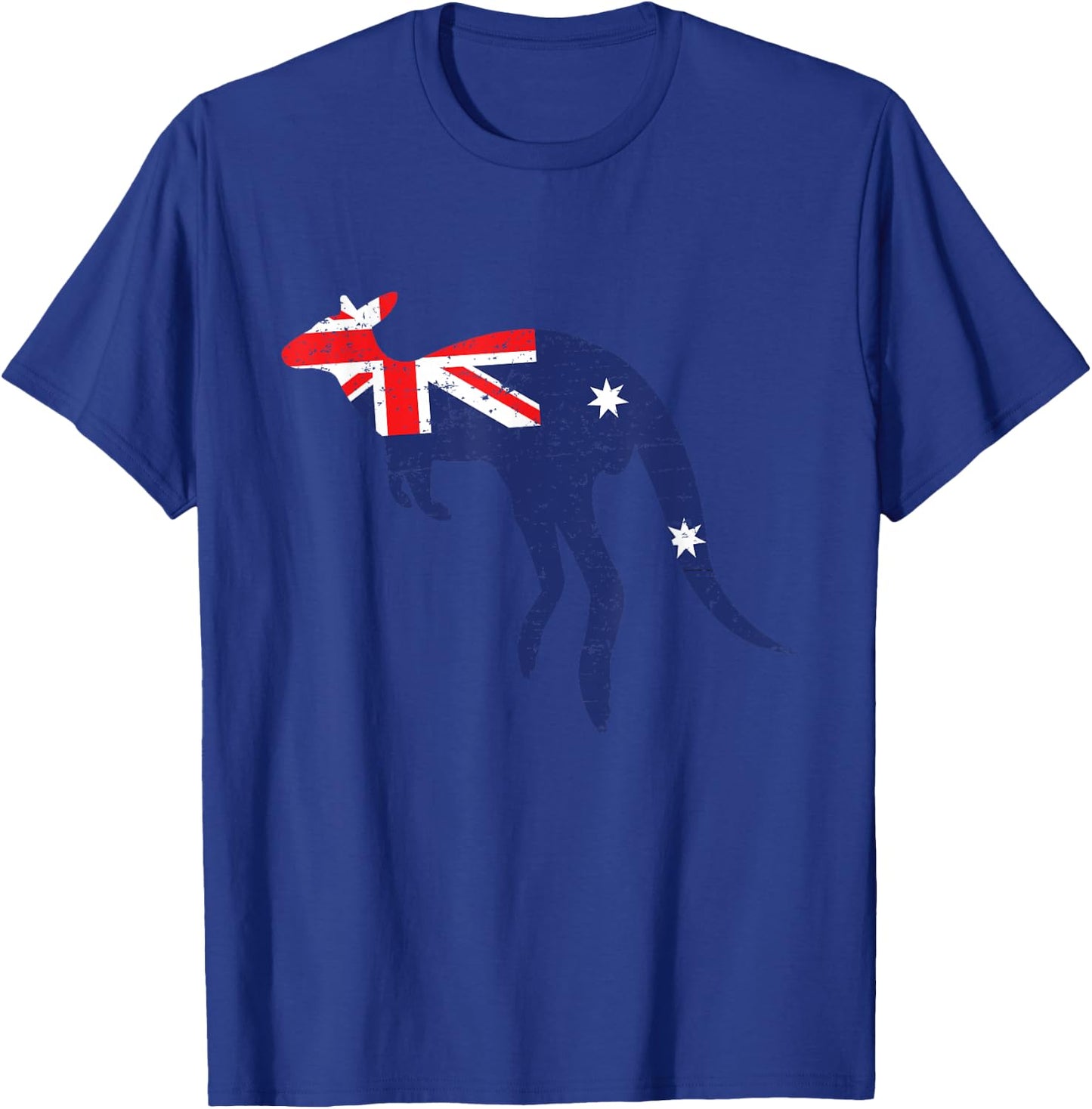 Kangaroo Australian Flag - Zookeeper Animal Lover Australia T-Shirt - T-Shirt | Royal