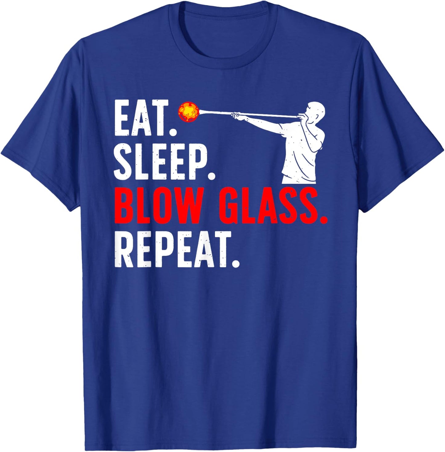Funny Glassblowing Women Glass Blowing Glassblower T-Shirt - T-Shirt | Royal