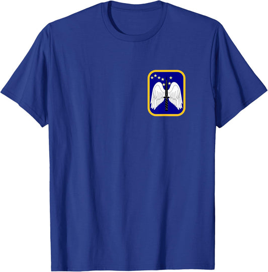 16th Combat Aviation Brigade Patch - 16th CAB T-Shirt - T-Shirt | Royal