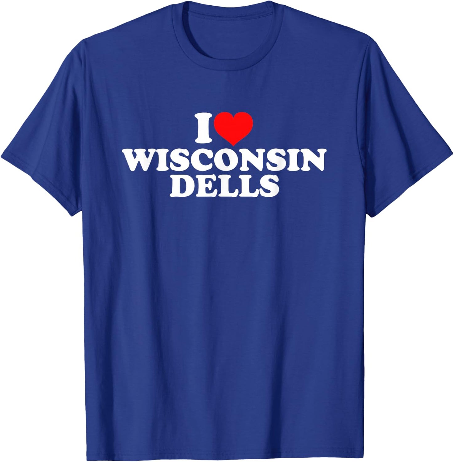 I Love Wisconsin Dells T-Shirt - T-Shirt | Royal