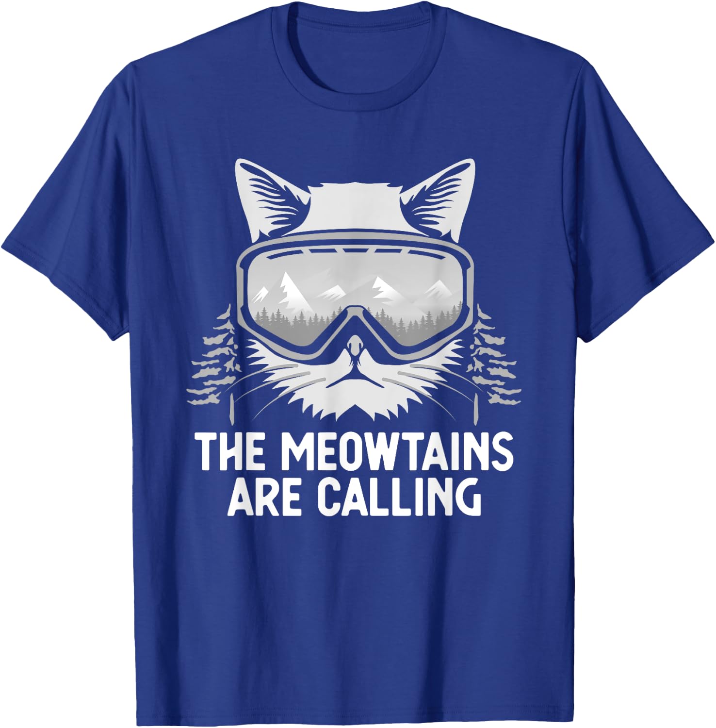 Cool Snowboard Women Kids Ski Lover Mountain Skier T-Shirt - T-Shirt | Royal