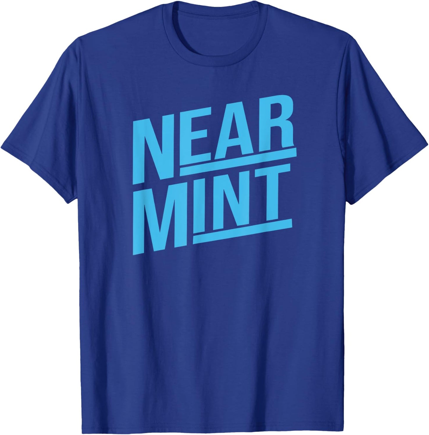 Near Mint Grade Funny Baseball Card Collector Trading Cards T-Shirt - T-Shirt | Royal