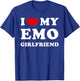 I Love My Emo Girlfriend, I Heart My Emo Girlfriend T-Shirt - T-Shirt | Royal