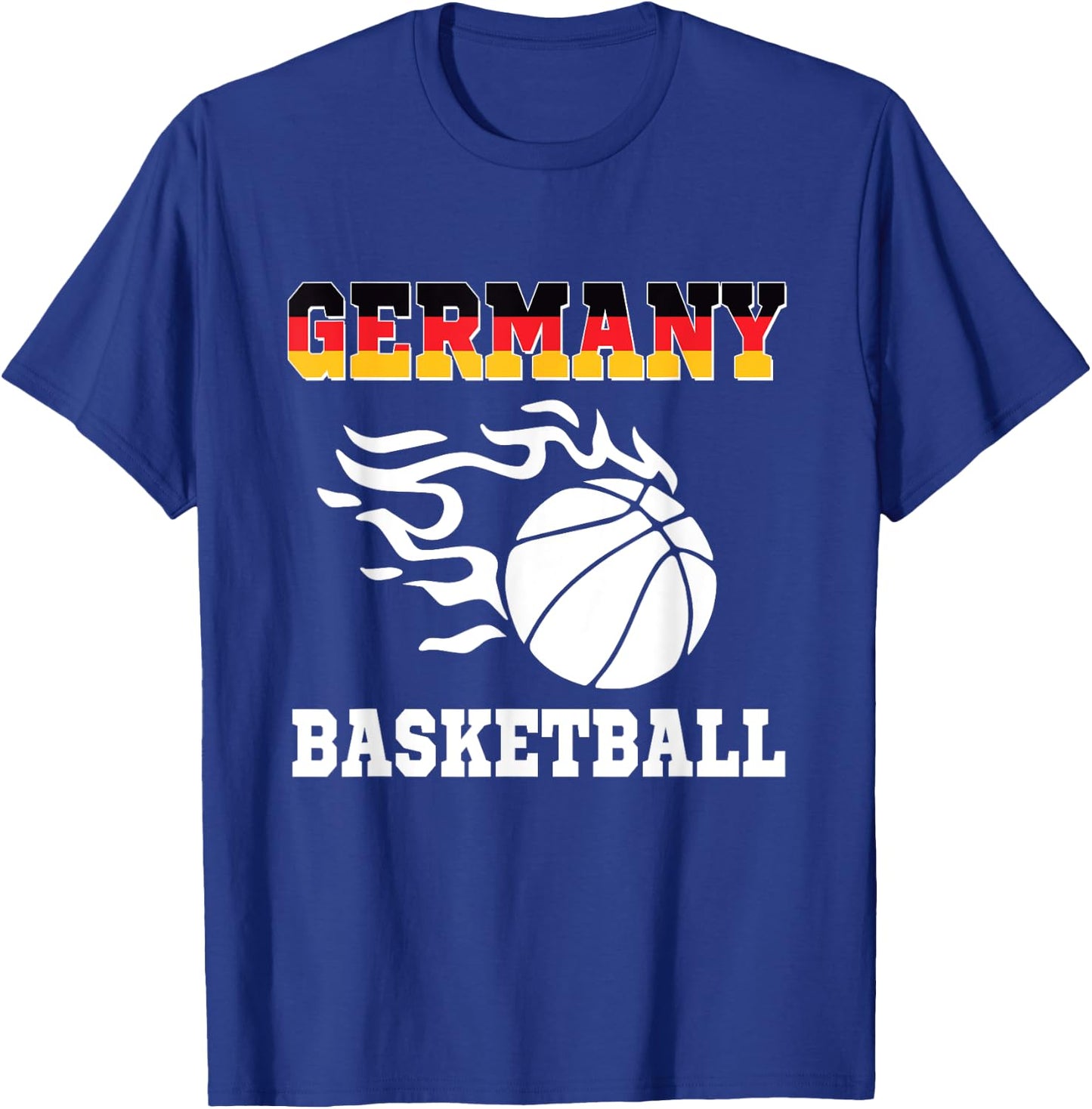 Germany Basketball Flag Jersey Deutschland Sports T-Shirt - T-Shirt | Royal