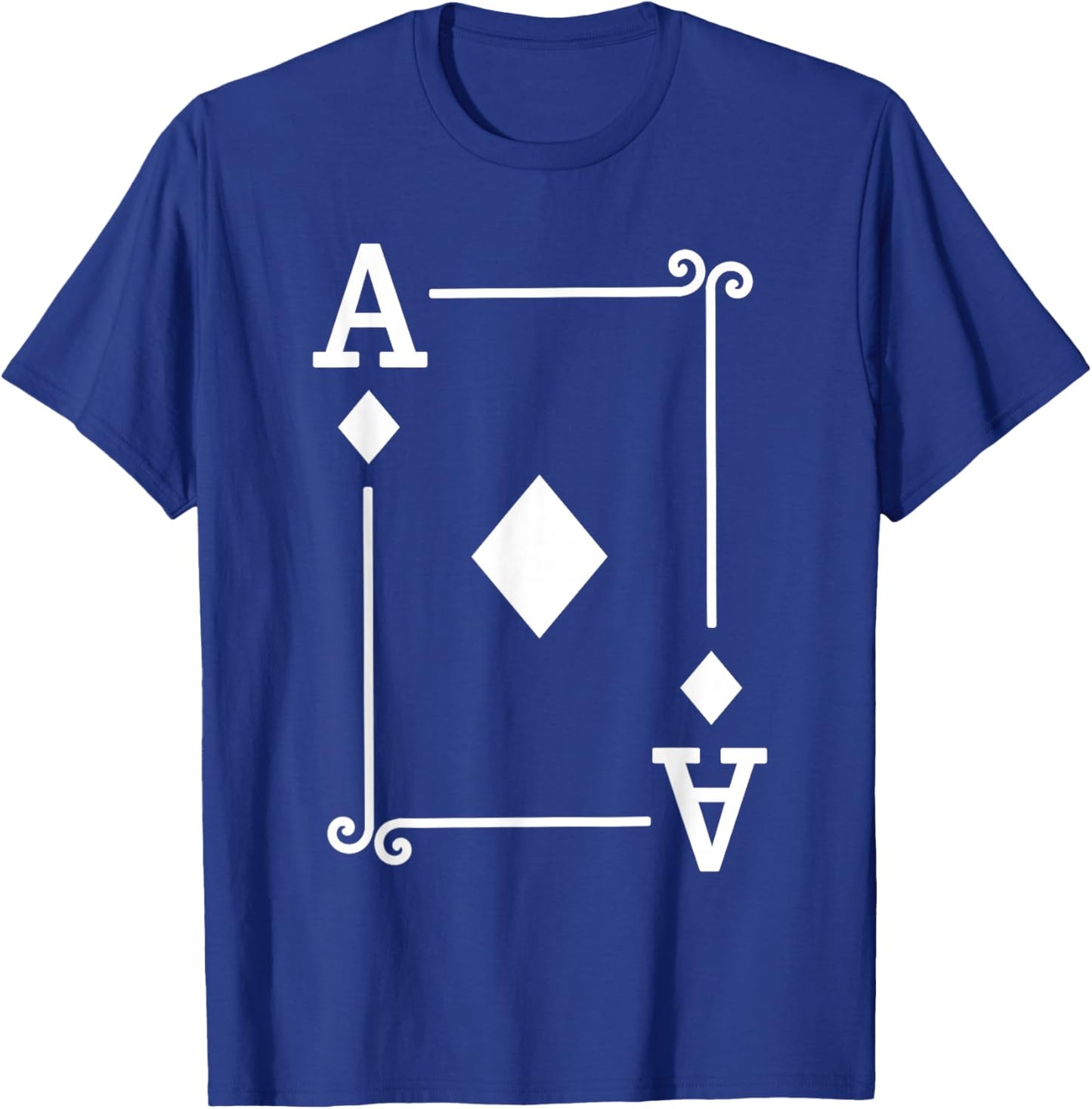 Playing Cards Costume - Ace Diamonds Card - Ace Card T-Shirt - T-Shirt | Royal