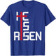 He Is Risen Cross Jesus Easter Christian Religious Men Teens T-Shirt - T-Shirt | Royal